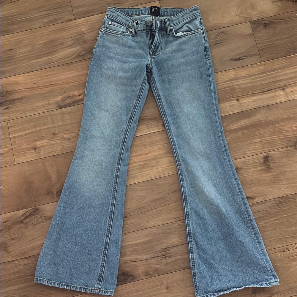 BDG Blue Flare Wide Leg Jeans